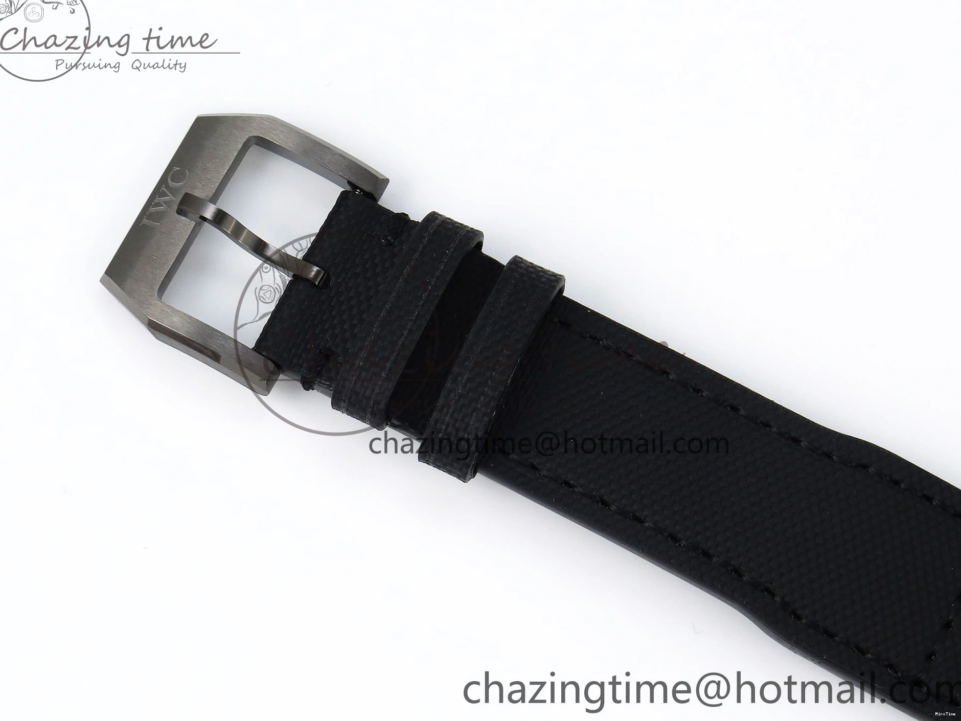 MIROTIME 0118 Pilot Black Ace BLSF 1:1 Best Edition White Lume Dial on Black Nylon Strap MIYOTA OnTrend 7021